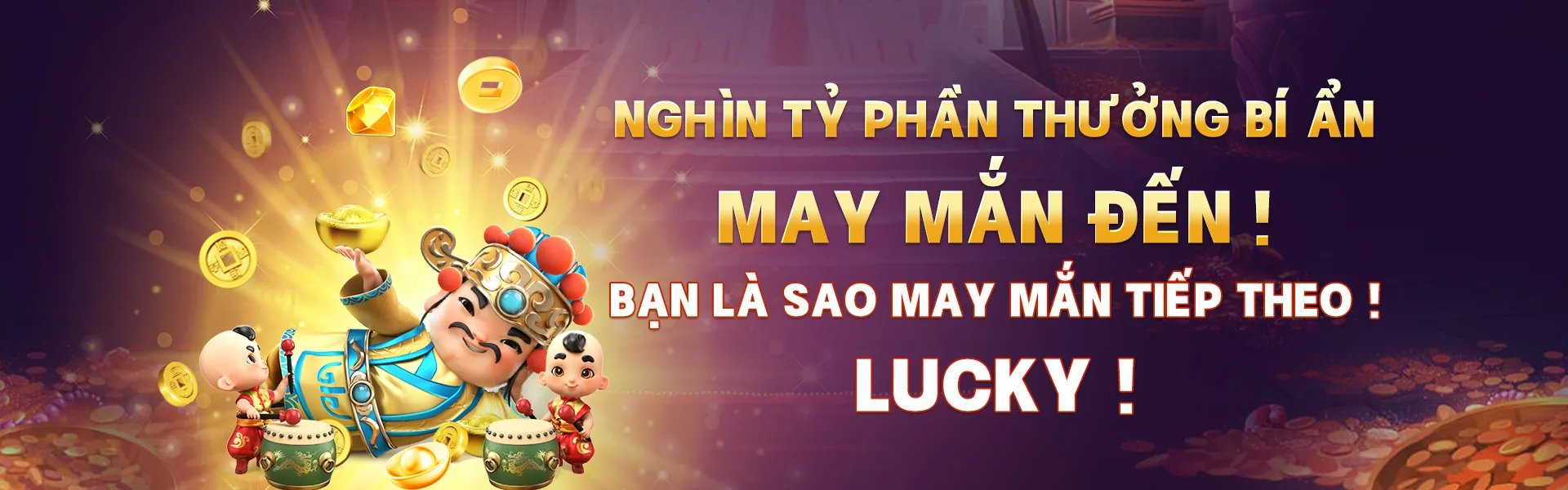 Hình ảnh nền khu vực chính trang Nổ Hũ, hiển thị biểu tượng máy đánh bạc lấp lánh, tiền vàng rơi xuống, và logo FBET Đăng Nhập